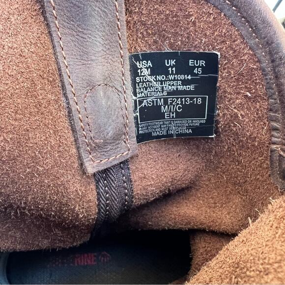 Wolverine Rancho Wellington Leather Steel Toe Work Boots - Picture 7 of 7